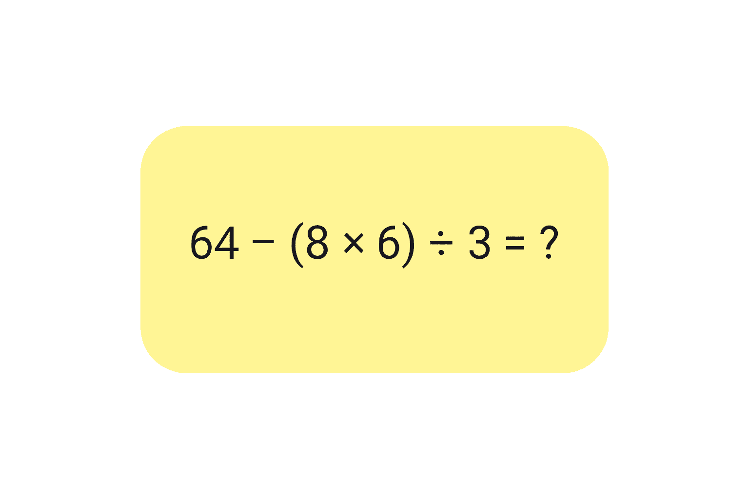 Calculez cet exemple.