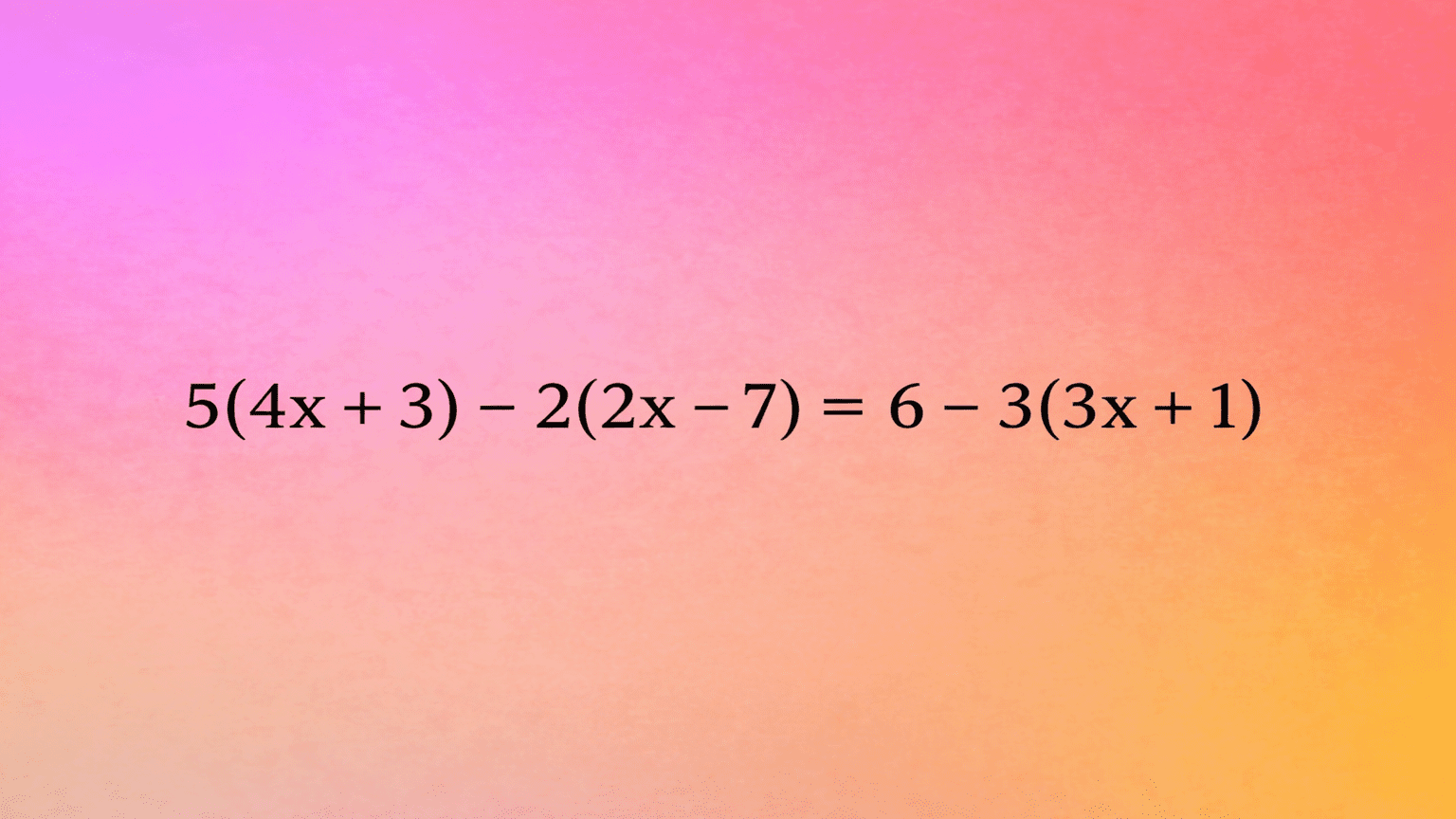 Calculer l'exemple.