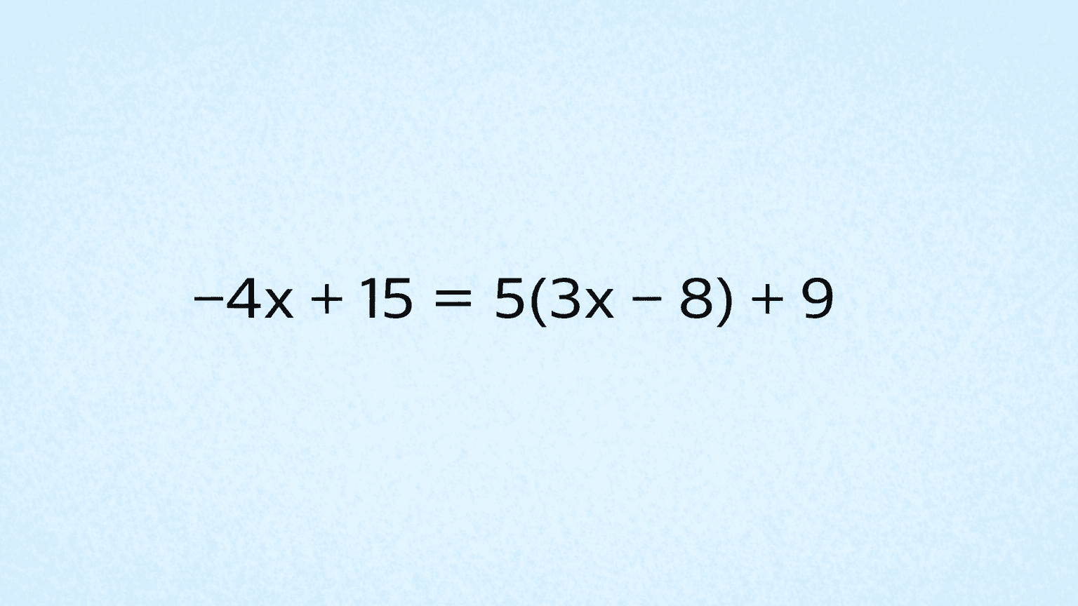 Calculer l'exemple.